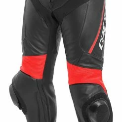 Dainese Delta 3 Leather Pants -Motorcycle Pants Sales dainese delta3 leather pants black black fluo red