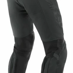 Leather Pants Dainese Pony 3 Perforated Pants -Motorcycle Pants Sales dainese pony3 perforated pants matte black 1