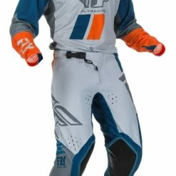 Fly Racing Dirt Riding Gear Fly Racing Evolution DST Pants -Motorcycle Pants Sales fly racing dirt evolution dst pants navy grey orange 4