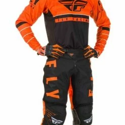 Fly Racing Dirt Riding Gear Fly Racing Youth Kinetic K120 Pants -Motorcycle Pants Sales fly racing dirt kinetic k120 pants orange black white 4