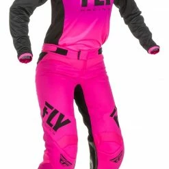 Fly Racing Dirt Fly Racing Lite Women's Pants -Motorcycle Pants Sales fly racing dirt womens lite race pants blue hi vis02 neon pink black 4