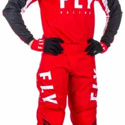 Fly Racing Dirt Riding Gear Fly Racing Youth F-16 Pants -Motorcycle Pants Sales fly racing dirt youth f16 pants red black white 3 scaled