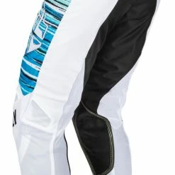 Fly Racing Dirt Fly Racing Kinetic Mesh Pants -Motorcycle Pants Sales fly racing kinetic mesh pants white blue mint 1