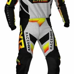 FXR Youth Podium MX Pants -Motorcycle Pants Sales fxr podium mx pants black hi viz yellow grey 2