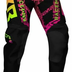 FXR Youth Podium MX Pants -Motorcycle Pants Sales fxr podium mx pants navy hi viz yellow white 6
