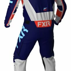 Riding Gear FXR Podium Off Road Pants -Motorcycle Pants Sales fxr podium off road pants grey navy red 3