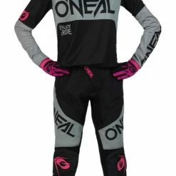 O'Neal Youth Element Racewear Girl's Pants -Motorcycle Pants Sales o neal element racewear girls pants black pink 2