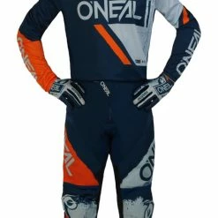 O'Neal Element Shocker Pants -Motorcycle Pants Sales o neal element shocker pants blue orange 2