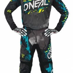 O'Neal Youth Element Villain Pants -Motorcycle Pants Sales o neal youth element villain pants grey blue 2