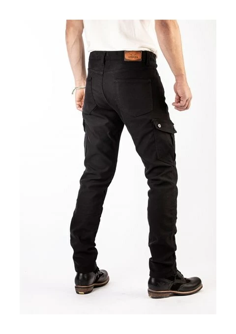 Textile Pants Rokker Black Jack Slim Cargo Pants 4 Textile Pants Rokker Black Jack Slim Cargo Pants - Image 2