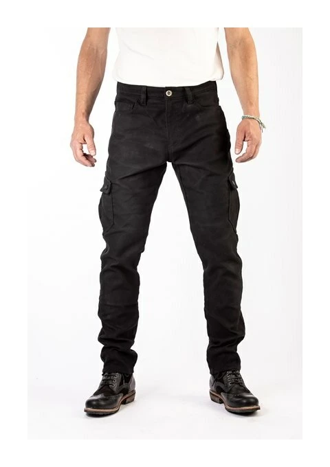 Textile Pants Rokker Black Jack Slim Cargo Pants 3 Textile Pants Rokker Black Jack Slim Cargo Pants