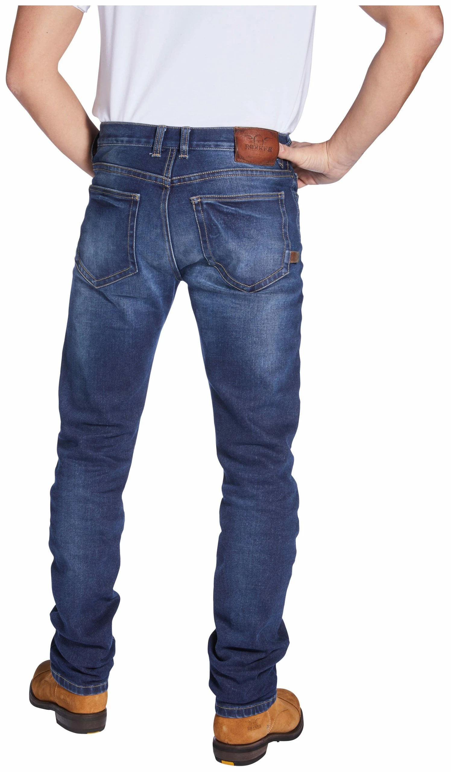 Riding Gear Rokker RokkerTech Slim Jeans 5 Riding Gear Rokker RokkerTech Slim Jeans - Image 3