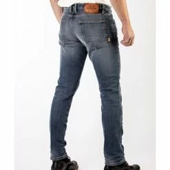 Riding Gear Rokker RokkerTech Tapered Slim Jeans -Motorcycle Pants Sales rokker rokker tech tapered slim jeans medium blue 1