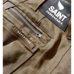 Textile Pants Saint Adventure Waxed Drill Pants -Motorcycle Pants Sales saint adventure waxed drill pants olive 2