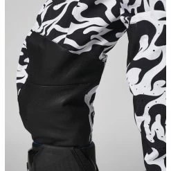 Riding Gear Shift Blue Label Flame Pants -Motorcycle Pants Sales shift3lue label flame pants white black 2