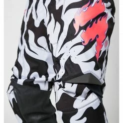 Riding Gear Shift White Label Flame Pants -Motorcycle Pants Sales shift whit3 label flame pants grey black 2