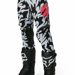 Riding Gear Shift Youth White Label Flame Pants