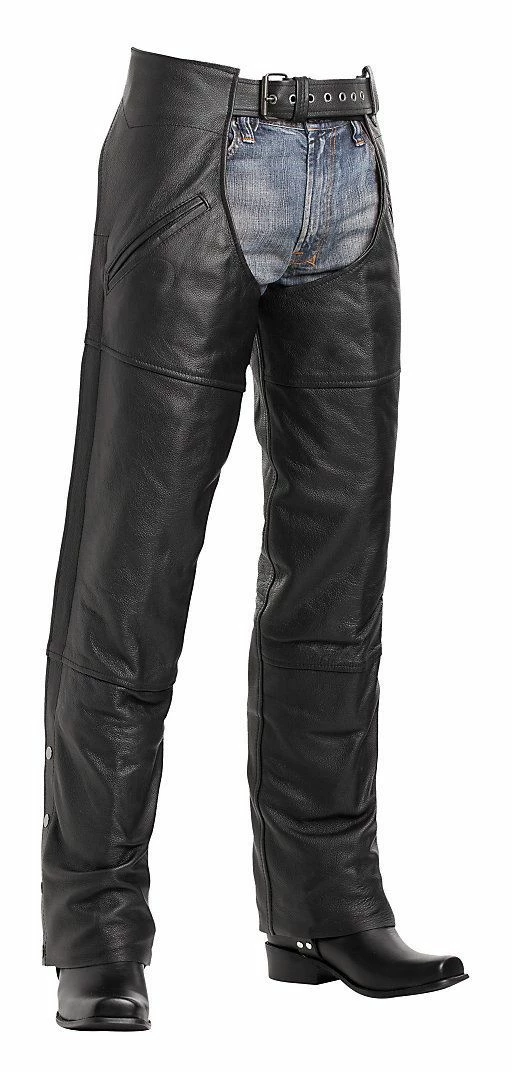 Leather Pants Street & Steel Heavy Duty Chaps 3 Leather Pants Street & Steel Heavy Duty Chaps