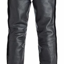 Riding Gear Street & Steel Richmond Chaps Black / SM [Incomplete] -Motorcycle Pants Sales street steel richmond chaps black sm incomplete black 3