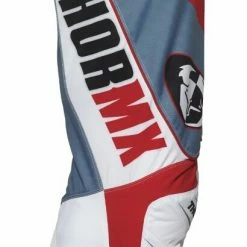 Riding Gear Thor Pulse 03 LE Pants (32) -Motorcycle Pants Sales thor pulse03 le pants white light blue red 1