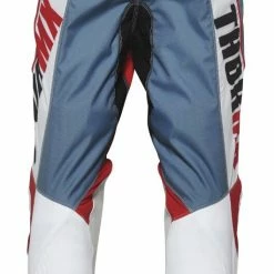 Riding Gear Thor Pulse 03 LE Pants (32) -Motorcycle Pants Sales thor pulse03 le pants white light blue red 2