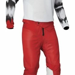 Riding Gear Thor Pulse Air Rad Pants -Motorcycle Pants Sales thor pulse air rad pants white red 2