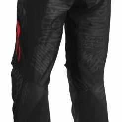 Riding Gear Thor Pulse Counting Sheep Pants -Motorcycle Pants Sales thor pulse counting sheep pants black red 1