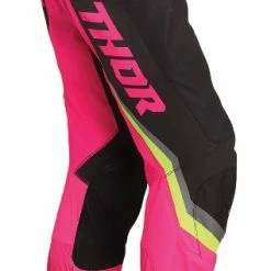Women Who Ride Thor Pulse Rev Women's Pants -Motorcycle Pants Sales thor pulse rev womens pants charcoal pink 2