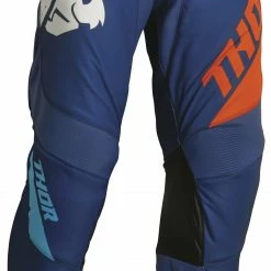 Riding Gear Thor Youth Sector Edge Pants -Motorcycle Pants Sales thor sector edge pants navy orange 3 scaled
