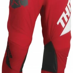 Riding Gear Thor Youth Sector Edge Pants -Motorcycle Pants Sales thor sector edge pants red white 3 scaled