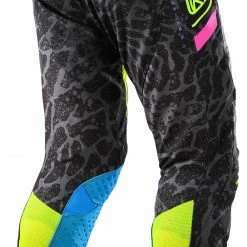 Sale Troy Lee Designs SE Pro Fractura Pants -Motorcycle Pants Sales troy lee designs se pro fractura pants black flo yellow 1 scaled