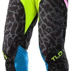 Sale Troy Lee Designs SE Pro Fractura Pants -Motorcycle Pants Sales troy lee designs se pro fractura pants black flo yellow scaled